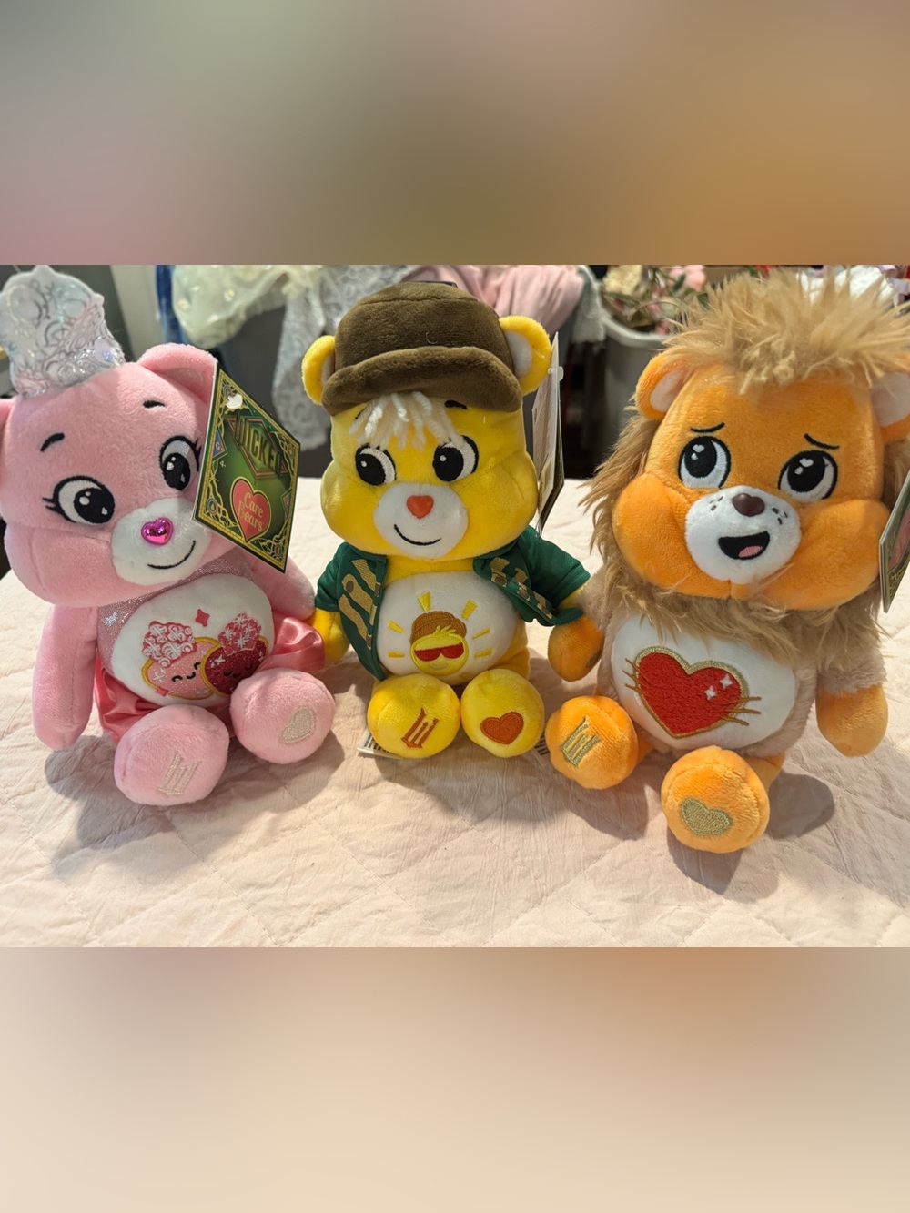 Set of 3 Wizard of Oz Carebears